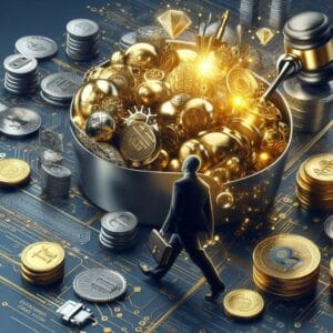 Nesta página, Challenge E Oportunidade De Negócio Com A Maturidade mostra uma cabeça de um homem explodida e saindo moedas de ouro nas consta também saem moedas