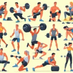 Esta página mostra vários pessoas se exercitando, levantamento de peso e faz refereência à Explorando o Conceito de 'Boosts Performance Física e Força