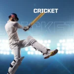 Esta página mostra um batedor de críquete rebatendo uma bola em referencia a Copa do Mundo Masculina T20