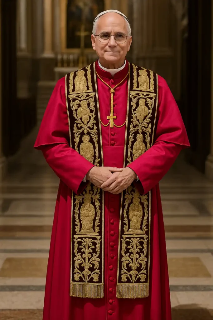 Está página mostra a imagem do papa Leão XIV em referência ao artigo: Novo-Papa-Um-Anciao-Sabio-para-um-Mundo-em-Transformacao