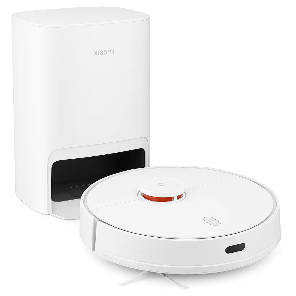 Imagem de um Robo Aspirador e Passa Pano cor branca marca xiaomi